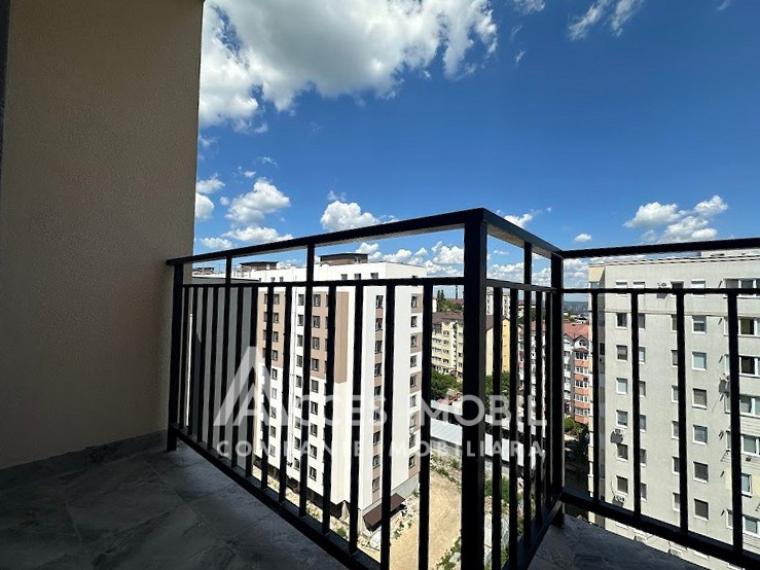 Bloc Nou! str. Cartușa, Durlești, 3 camere + living. Euroreparație!: 11