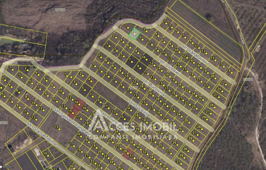 Teren pentru construcții 4 ari, Cheltuitori, str. Victoriei!: 1