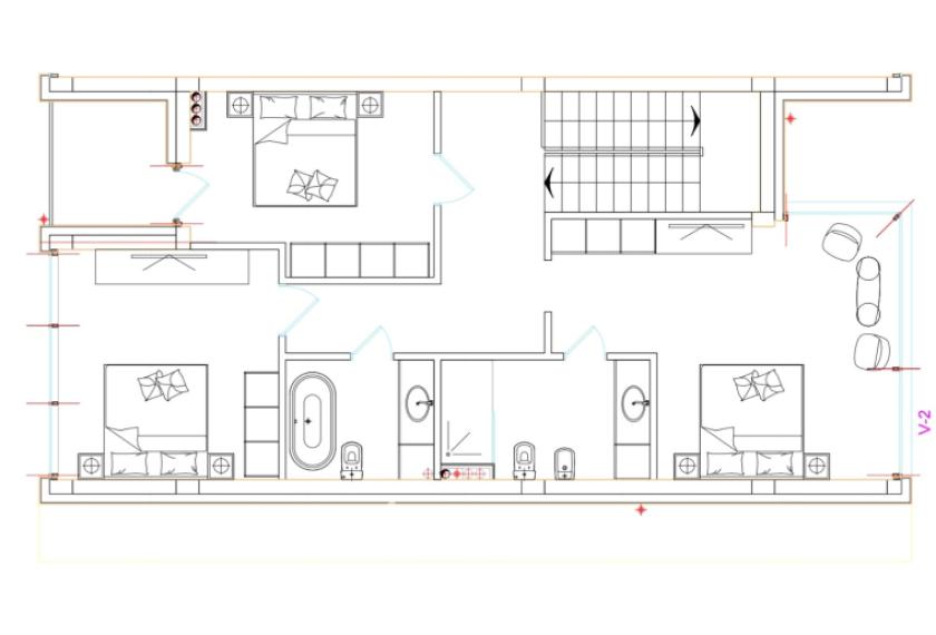 TownHouse în 2 nivele! Budești, str. Florilor, 150m2 + 2 ari! Variantă albă!: 13
