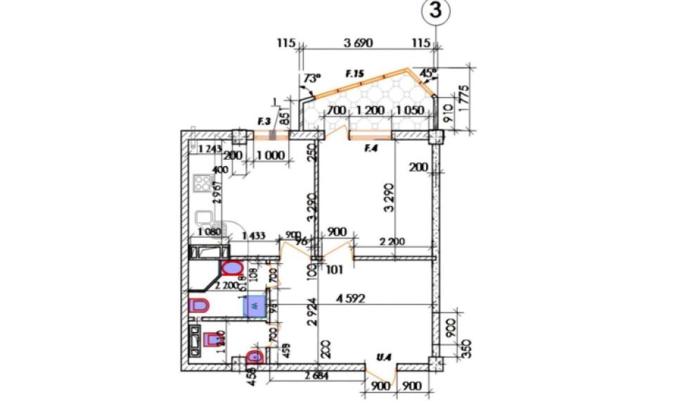 Новострой! ул. Чеукарь, 1 комнатa + гостиная. Евроремонт!: 7