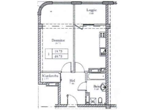 Inamstro! Bloc nou! str. Ion Dumeniuc, Ciocana, 1 cameră + living. Variantă Albă!: 9