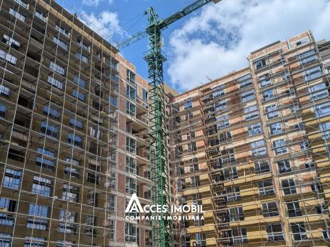 Horus City! Рышкановка, ул. Тудор Владимиреску, 1 комната + гостиная. Белый вариант!: 3