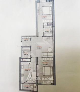 SMART HOME! Lagmar! Rascani, Tudor Vladimirescu street, 2 rooms + living. White version!: 3