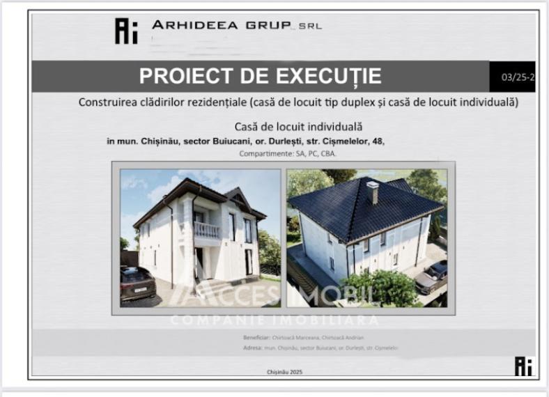 2-этажный Дом! Дурлешты, ул. Чишмелелор, 160m2 + 3 соток! В стадии строительства!: 4