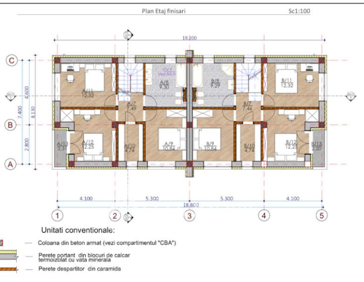 TownHouse în 2 nivele! Durlești, str. Cișmelelor, 145m2 + 3 ari! În Construcție!: 7