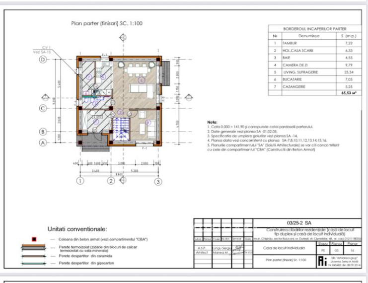 2-этажный Дом! Дурлешты, ул. Чишмелелор, 160m2 + 3 соток! В стадии строительства!: 3