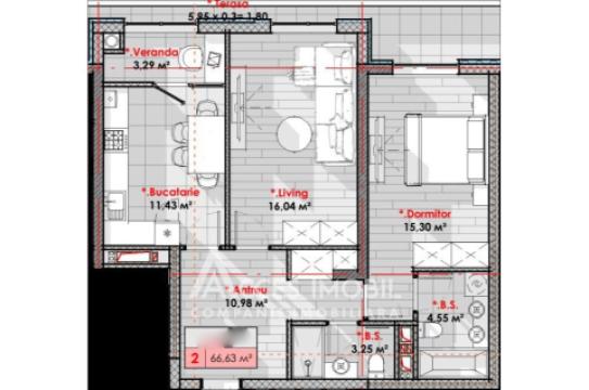 SMART HOME! Lagmar! Râșcani, str. Tudor Vladimirescu, 2 camere. Variantă albă!: 1