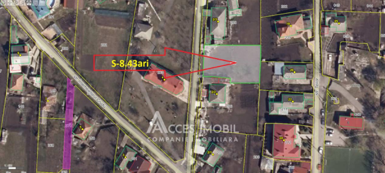 Teren pentru construcții 8.43 ari! Cruzești, str. Întemeietorul Crudu!: 4