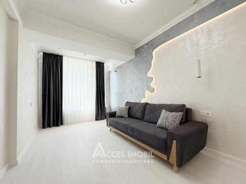 Bloc nou! str. Ialoveni, Telecentru, 2 camere + living. Euroreparație!: 5