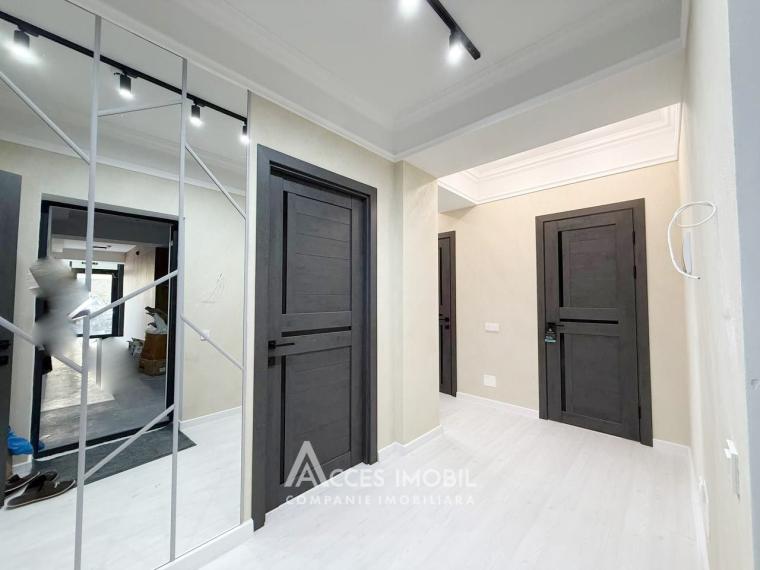 Bloc nou! str. Ialoveni, Telecentru, 2 camere + living. Euroreparație!: 6