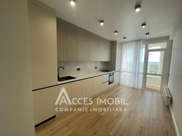 Bloc Nou! str. Cartușa, Durlești, 2 camere + living. Euroreparație!: 1