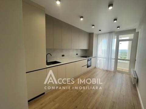 Bloc Nou! str. Cartușa, Durlești, 2 camere + living. Euroreparație!: 1