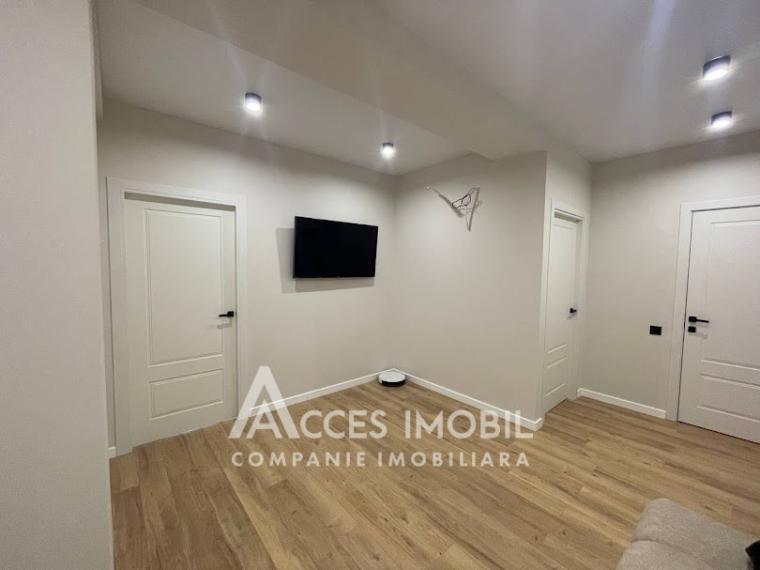 Bloc Nou! str. Cartușa, Durlești, 2 camere + living. Euroreparație!: 3