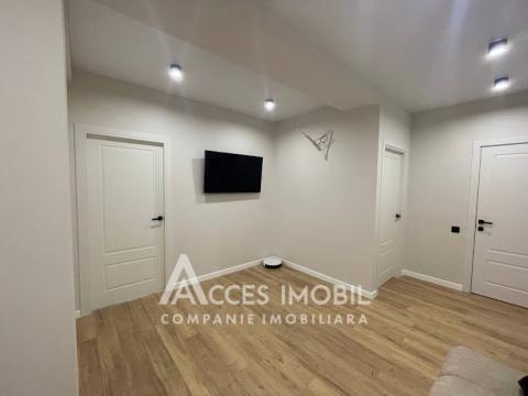 Bloc Nou! str. Cartușa, Durlești, 2 camere + living. Euroreparație!: 3