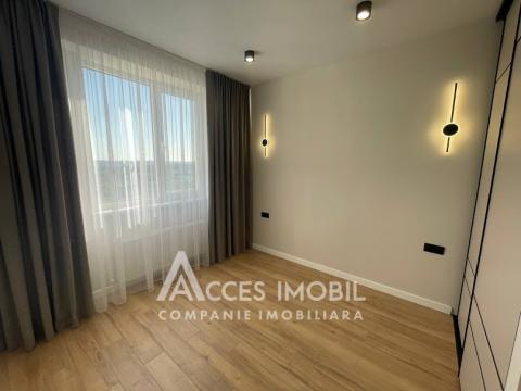 Bloc Nou! str. Cartușa, Durlești, 2 camere + living. Euroreparație!: 5