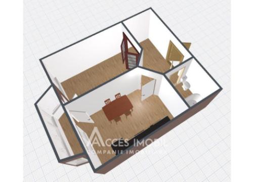 Новострой! ул. Ион Думенюк, Чеканы, 1 комнатa. Белый вариант!: 10