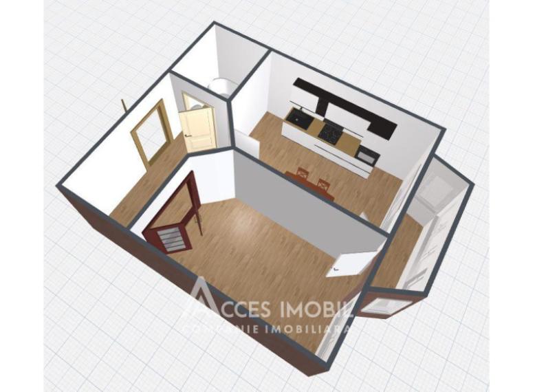 Новострой! ул. Ион Думенюк, Чеканы, 1 комнатa. Белый вариант!: 11