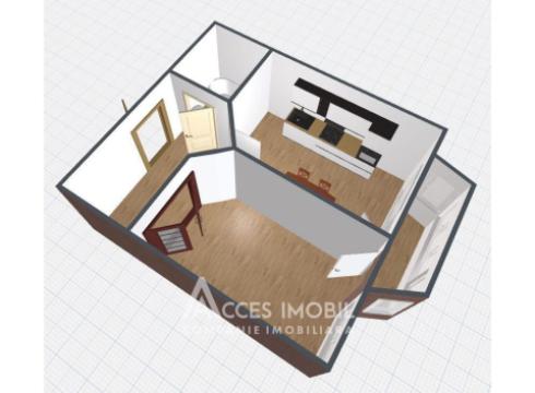 Новострой! ул. Ион Думенюк, Чеканы, 1 комнатa. Белый вариант!: 11