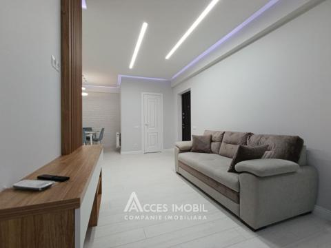 Basconslux! Telecentru, str. Sprâncenoaia, 2 camere + living. Euroreparație!: 2