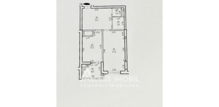 Exfactor! Bloc Nou! Buiucani, str. Ion Buzdugan, 1 cameră + living. Varianta albă!: 2