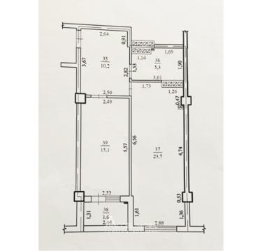 Inamstro! Complex Artima! Buiucani, str. Calea Ieșilor, 1 cameră + living. Variantă albă!: 7