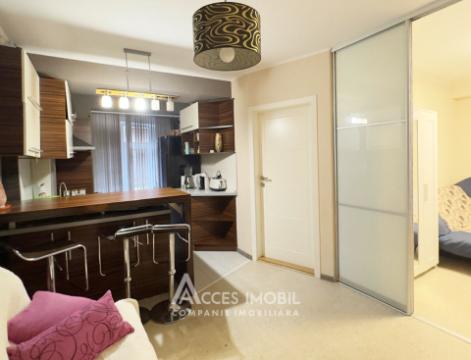 Basconslux! бул. Мирча чел Бэтрын, 1 комнатa + гостиная. Евроремонт!: 5