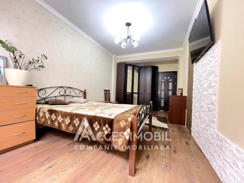 Kirsan! Centru, str. I. C. Suruceanu, 2 camere + living! Euroreparație!: 3