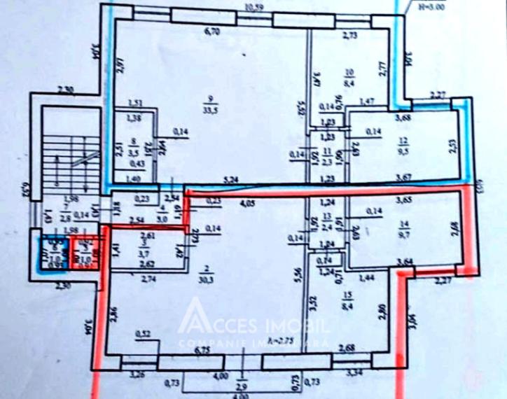 New Block! Sfânta Treime street, Grătiești, 3 rooms. White version!: 2