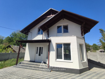 2 floor House! Bubuieci, Scolii street, 170m2 + 4 aries. White version!