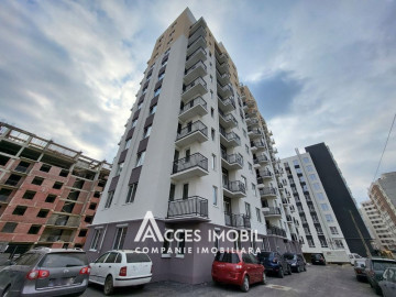 New Block! Durlesti, Cartusa street, 1 room + living. White version!